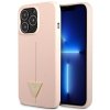 Guess GUHCP13XSLTGP iPhone 13 Pro Max 6,7 różowy/pink hardcase Silicone Triangle